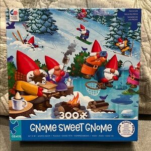 Christmas Ceaco Gnome Sweet Gnome Winter Fun 300 Piece Puzzle SALE🔴3/$25!